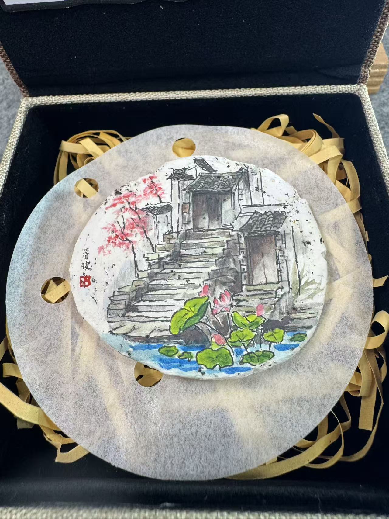Jiangnan Lotus Courtyard – Original Miniature Clay Art