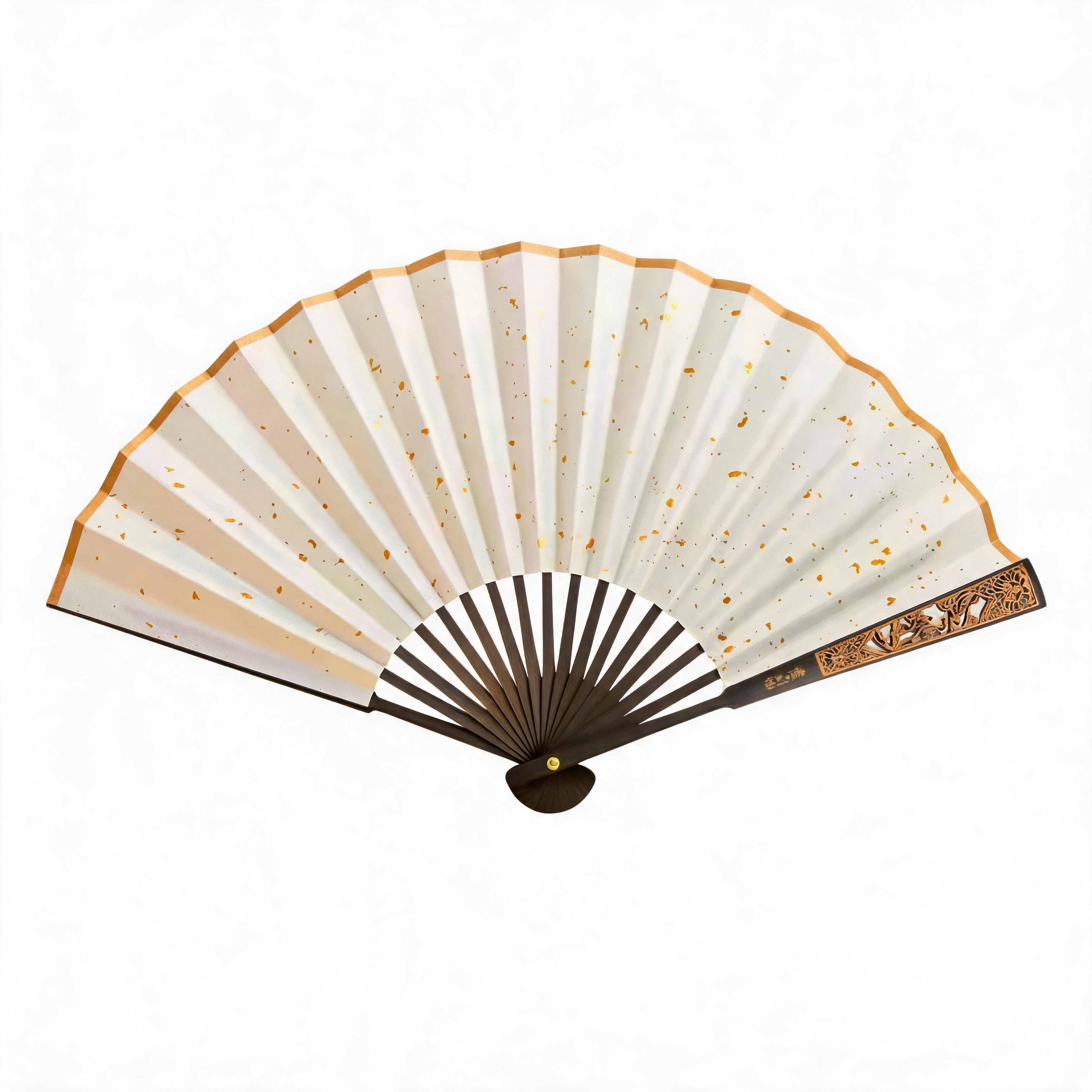 Personalized Chinese Calligraphy Folding Fan | Handmade Custom Fan